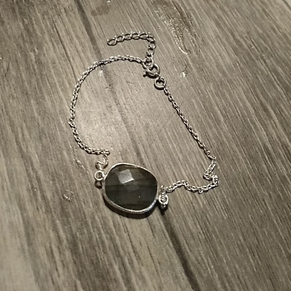 Delicate labradorite bracelet sterling silver - Picture 2 of 3